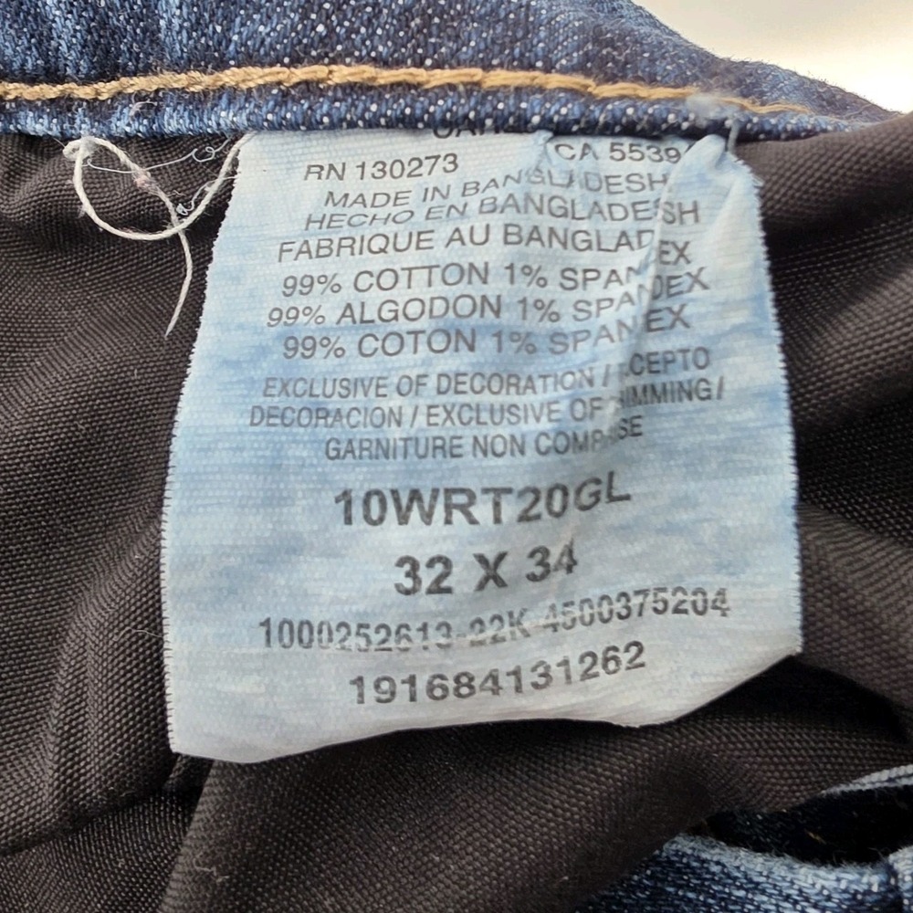 Wrangler Retro Relaxed Boot Jeans Mens 32x34 Blue Denim Cowboy Rodeo Western - Picture 8 of 8